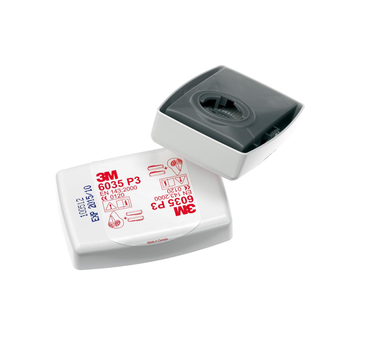 3M™ Partikkelfilter P3 R, 6035, pk med 10 par