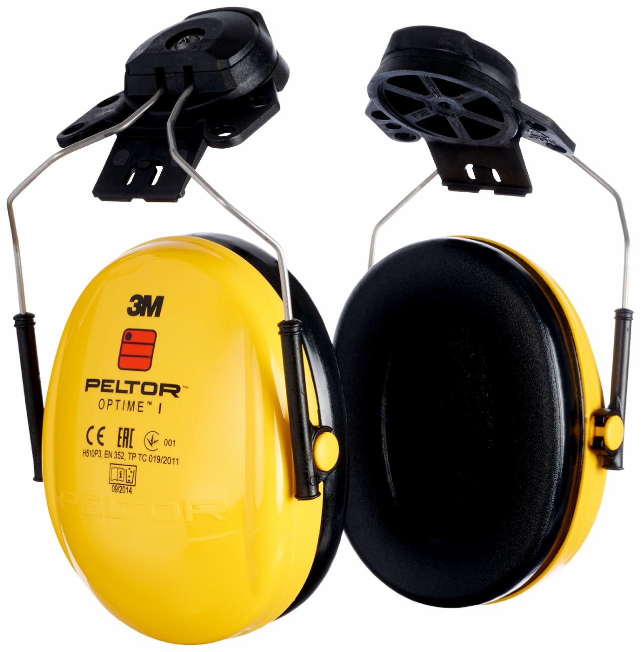 3M™ PELTOR™ Optime™ I Øreklokker, gul, hjelmfeste, H510P3E-405-GU