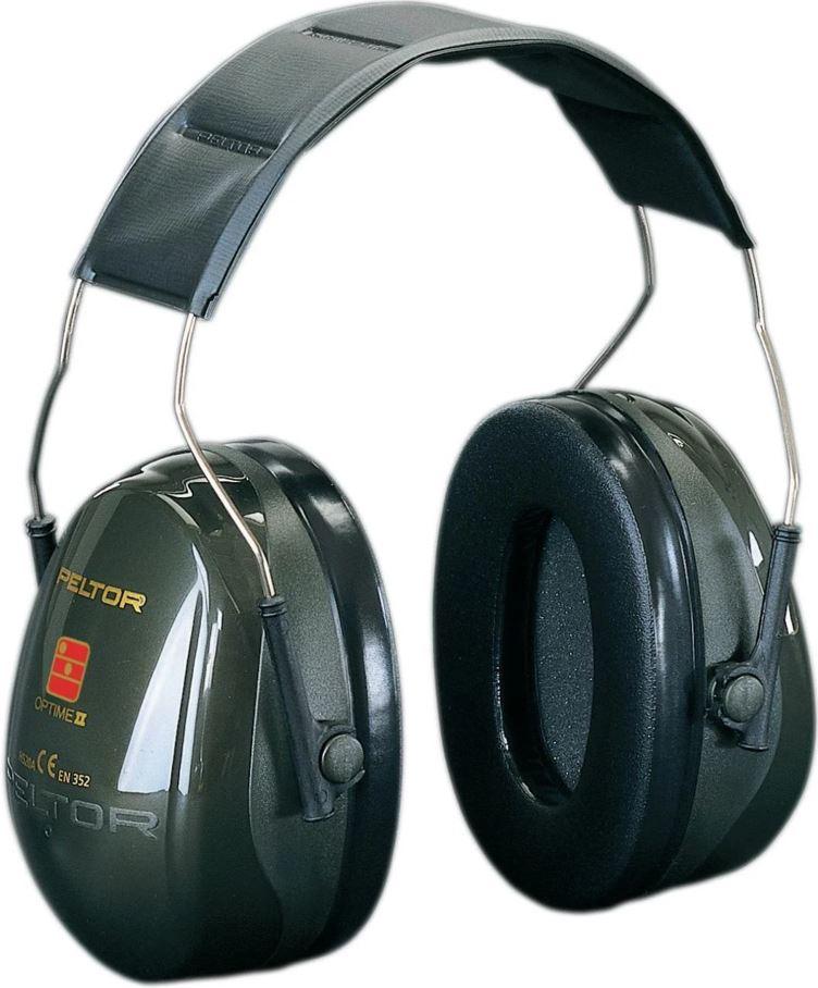 3M™ PELTOR™ Optime™ II Øreklokker, grønn, hodebøyle, H520A-407-GQ