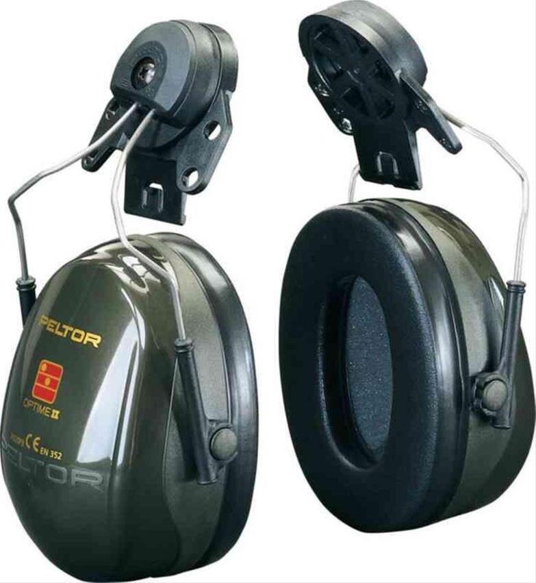 3M™ PELTOR™ Optime™ II Øreklokker, grønn, hjelmfeste, H520P3E-410-GQ