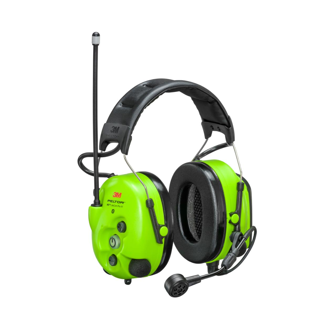 3M™ PELTOR™ WS™ LiteCom PRO III GB-headset, 33 dB, PMR446 MHz, analog/digital, hodebøyle, MT73H7A4D10EU GB