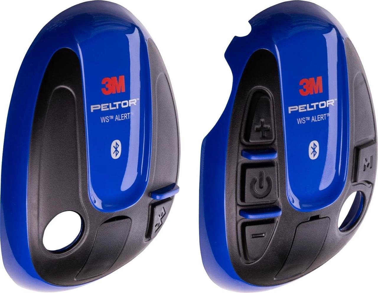 3M™ PELTOR™-deksler for WS™ ALERT™-headset, blå, 1 par (venstre+høyre)