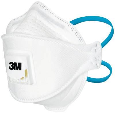 3M™ Aura™ Partikkelstøvmaske, FFP2, med ventil, parti, 9322+ ESKE a 10 stk