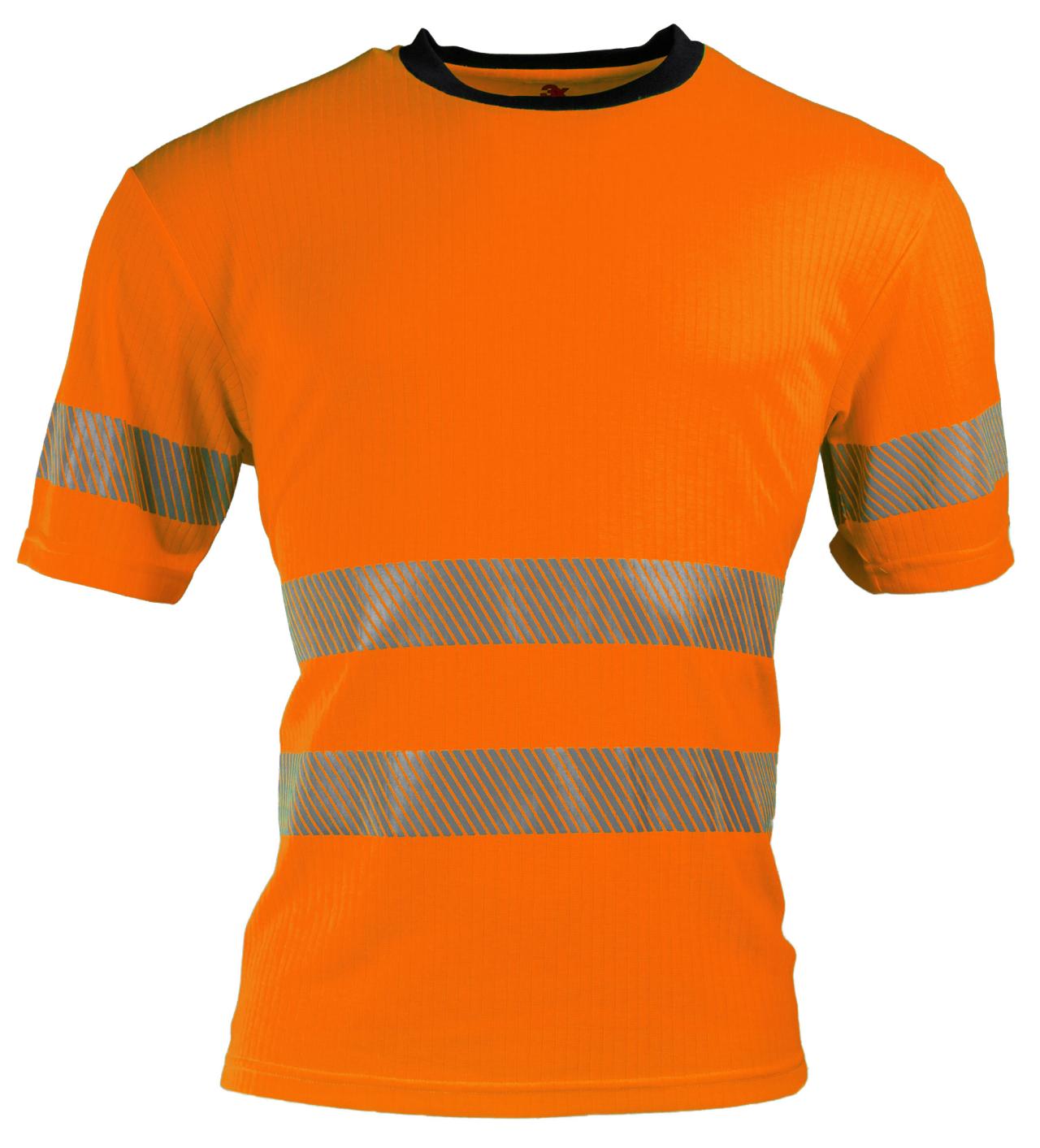 Boye T-shirt - Fluoriserende kl2 Orange Sort