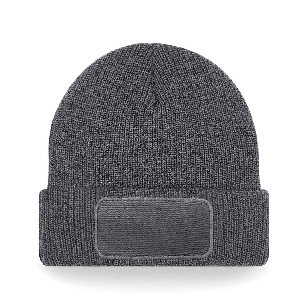 B440 Thinsulate™ Patch Beanie Graphite Grey