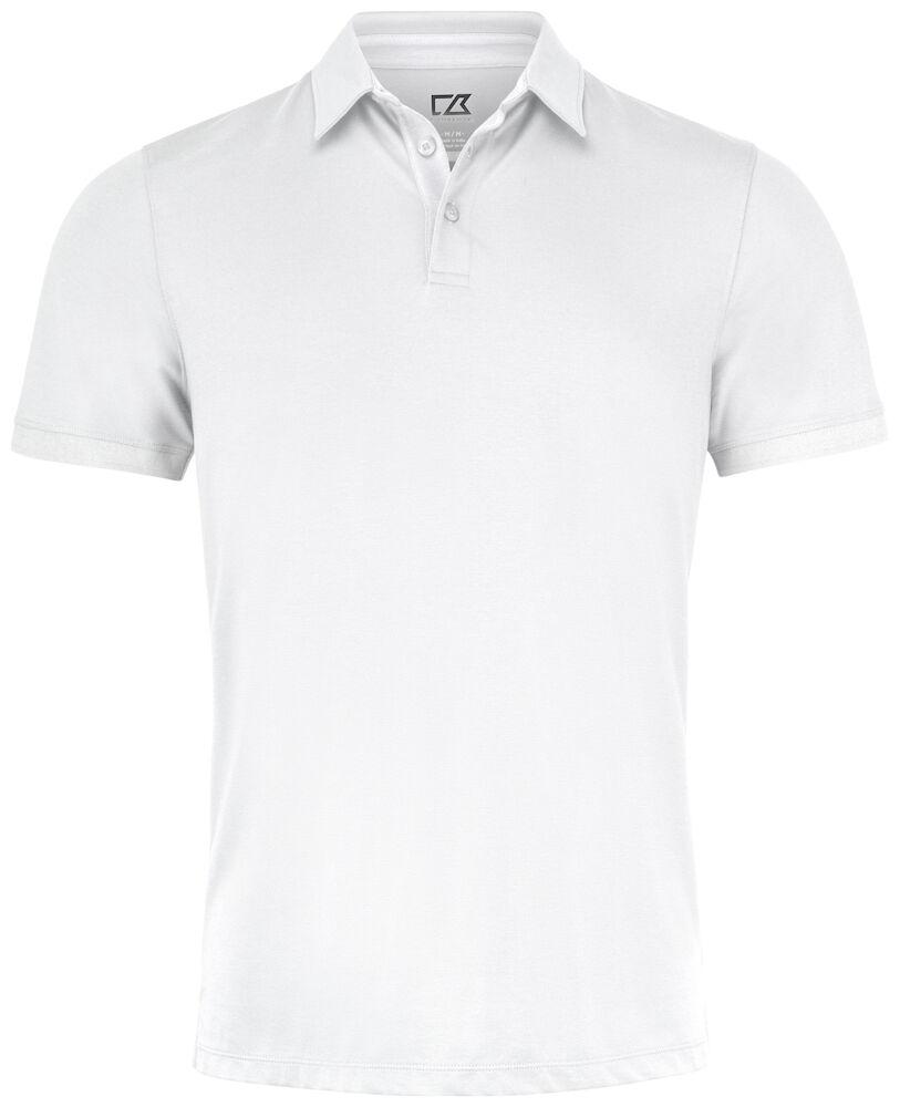 Oceanside Stretch Polo Men White
