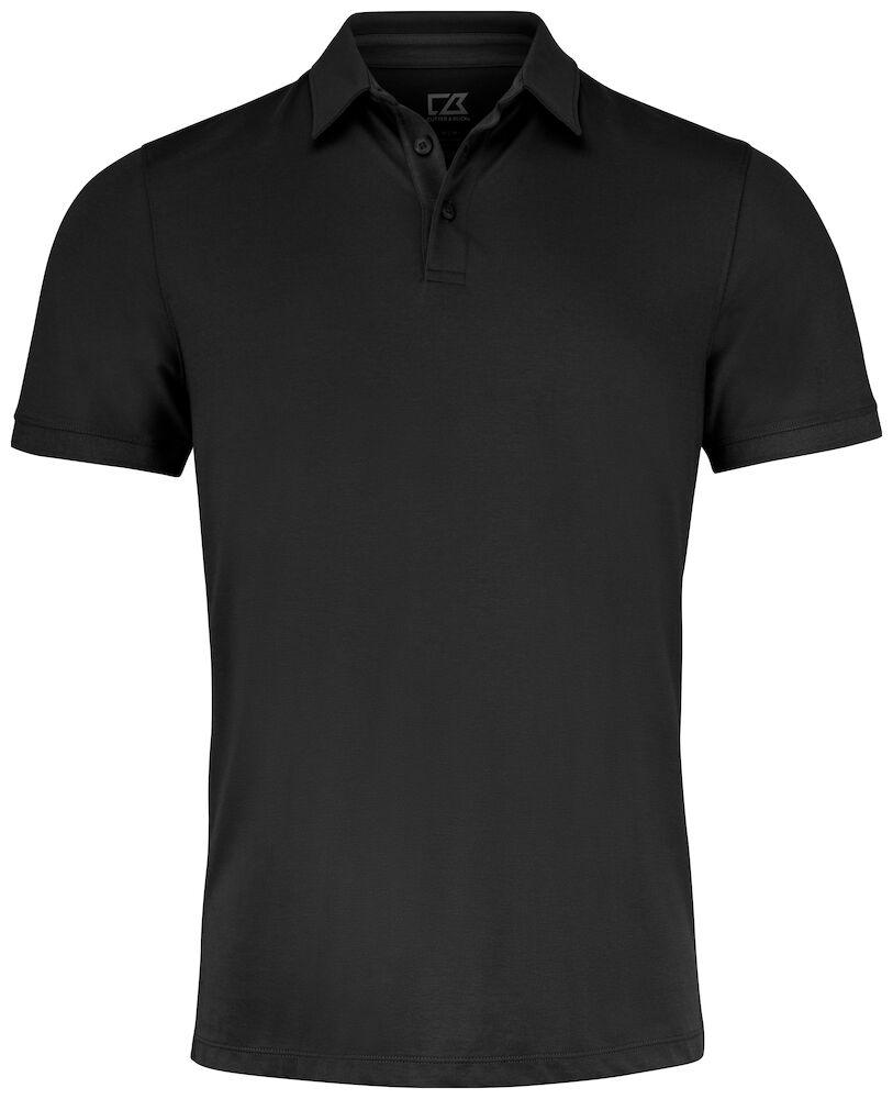 Oceanside Stretch Polo Men Black