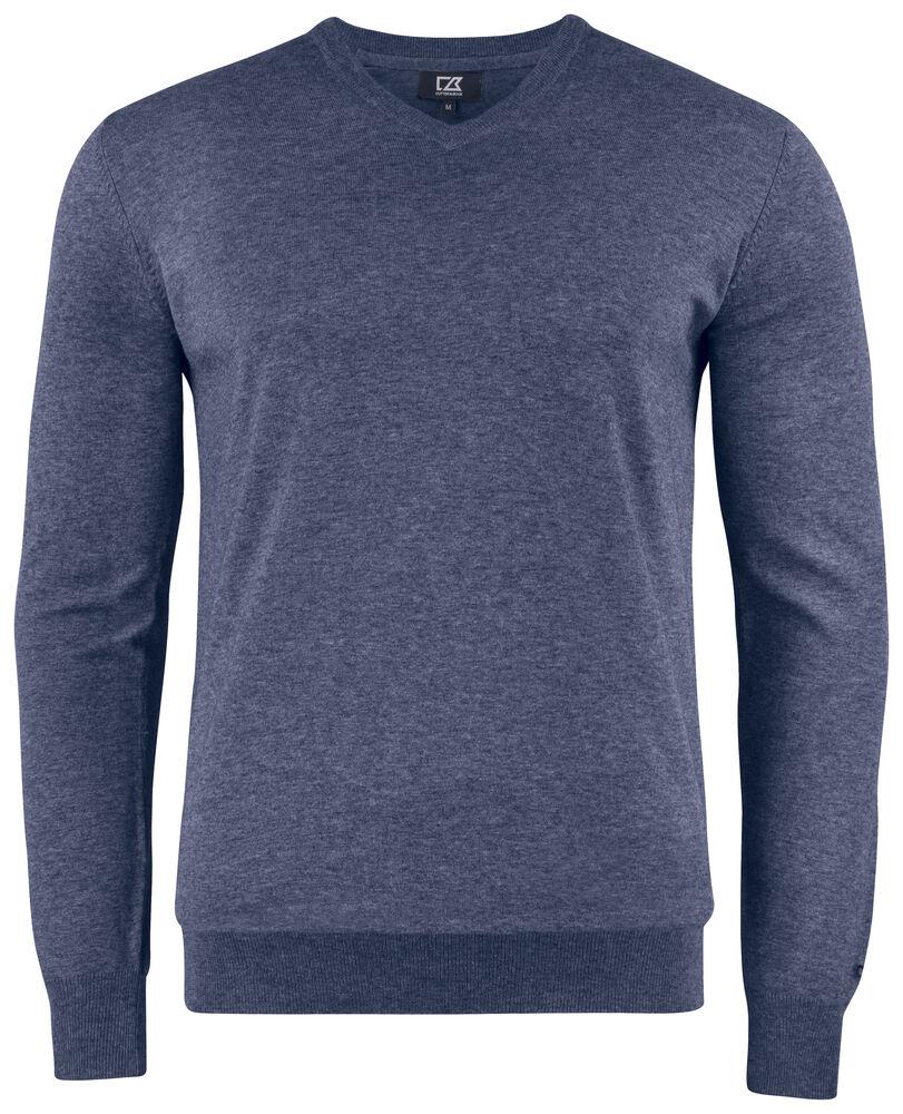 Oakville V-neck Men Navy Melange
