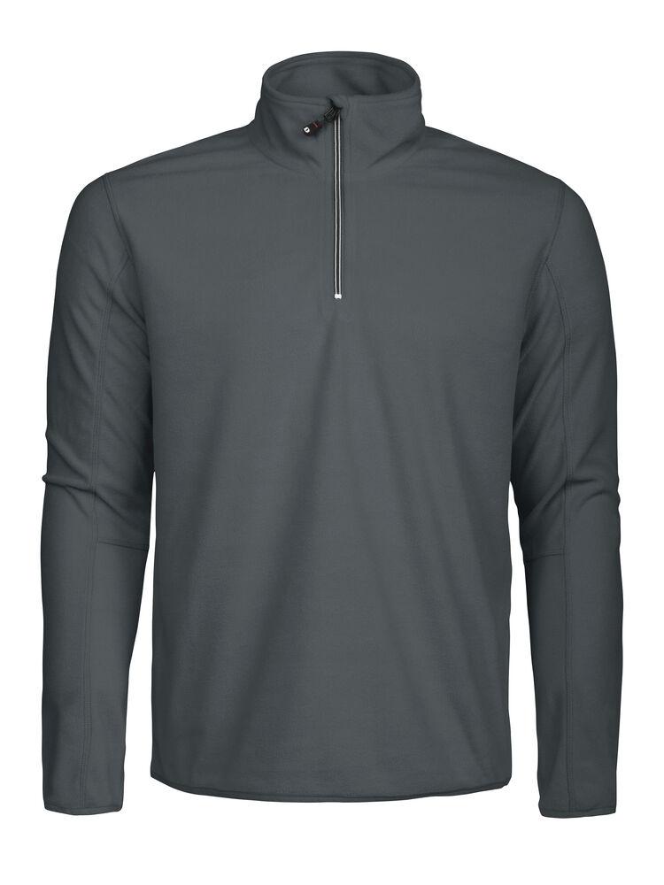 Melton Half Zip Grey