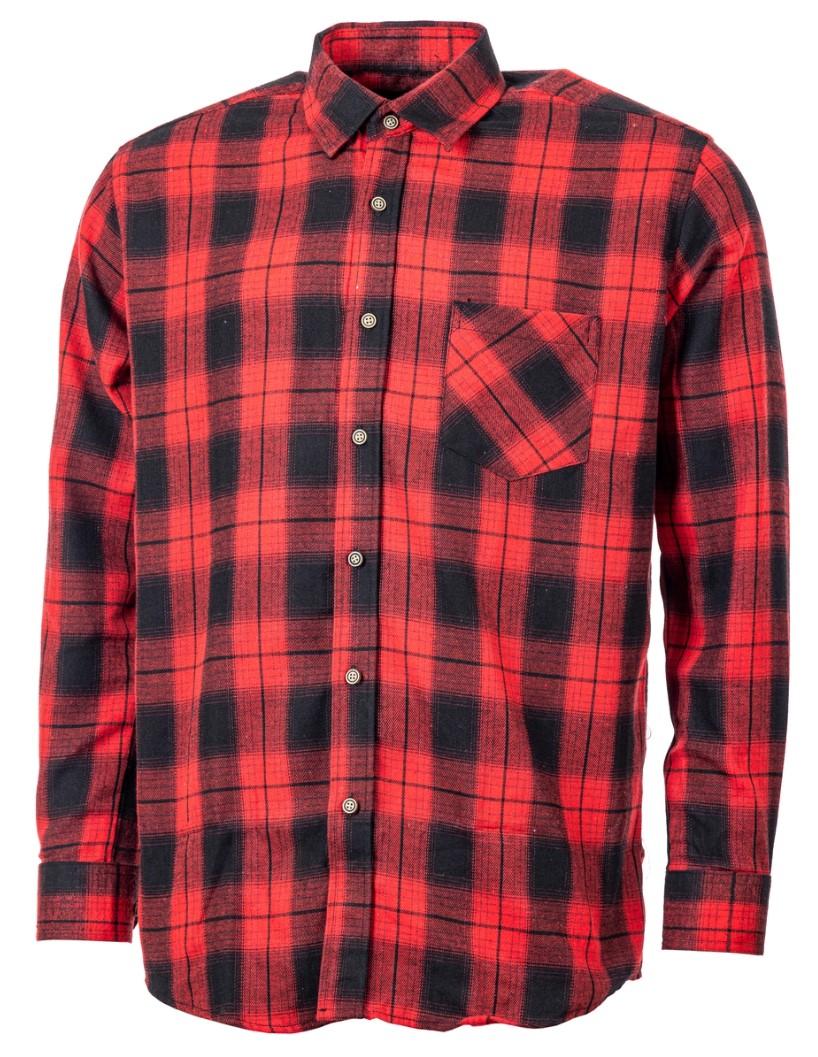 Wayne Enrico Flanellskjorte 4066 Red
