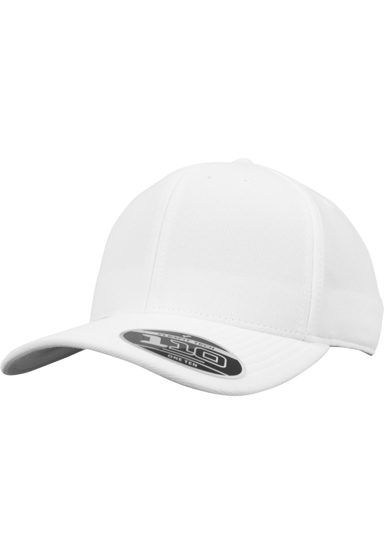 FL110P Flexfit 110 Cool & Dry Pique Cap Hvit