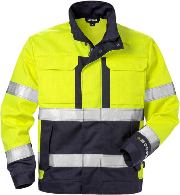 4584 FLAM FLAME JACKET  HIVIS YELLOW/NAVY