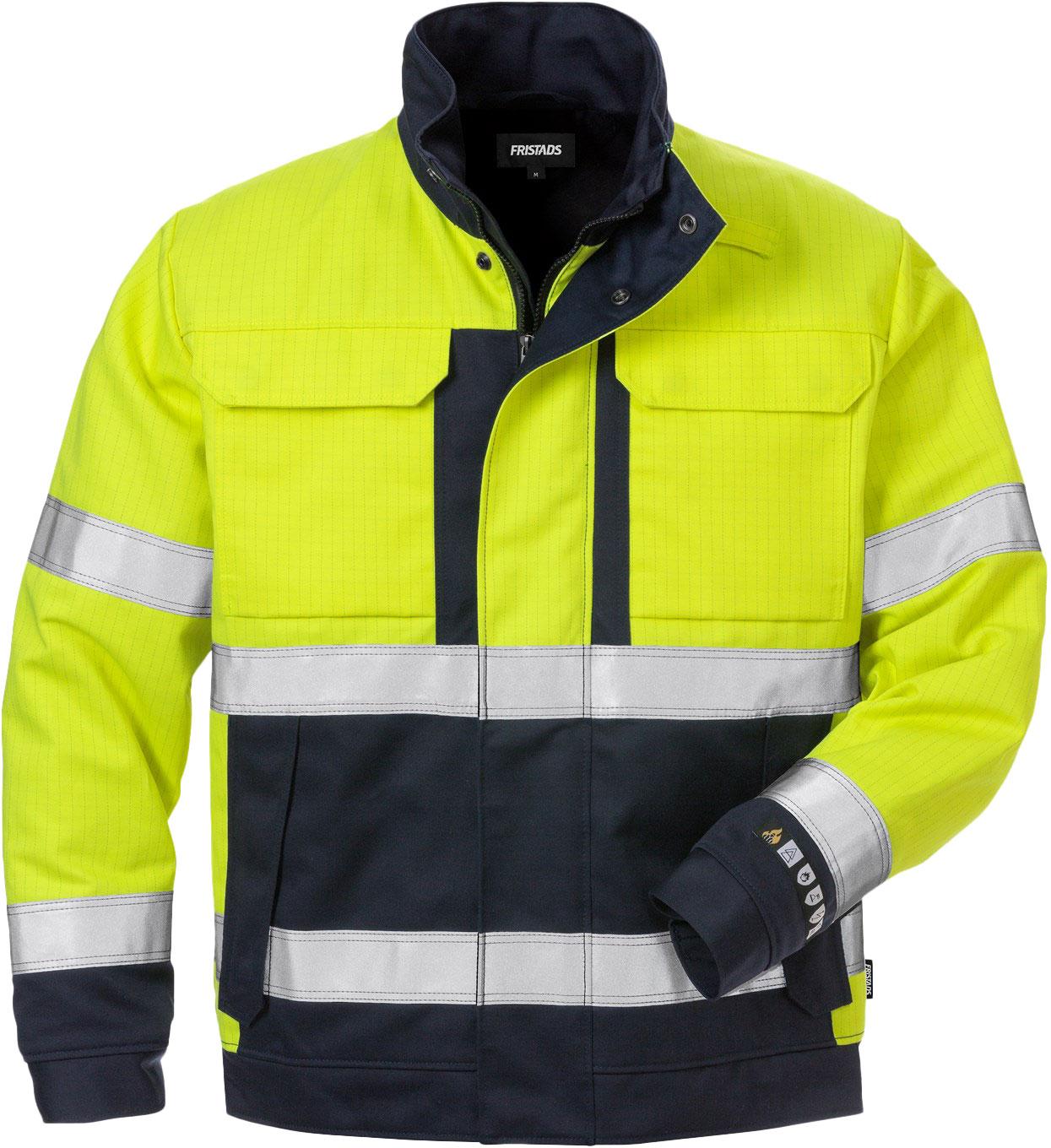 4588 FLAM FLAME WINTER JACKET  HIVIS YELLOW/NAVY