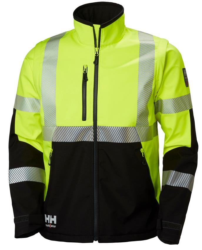 HH ICU SOFTS JACKET 369 EN471 YELLOW/EBONY