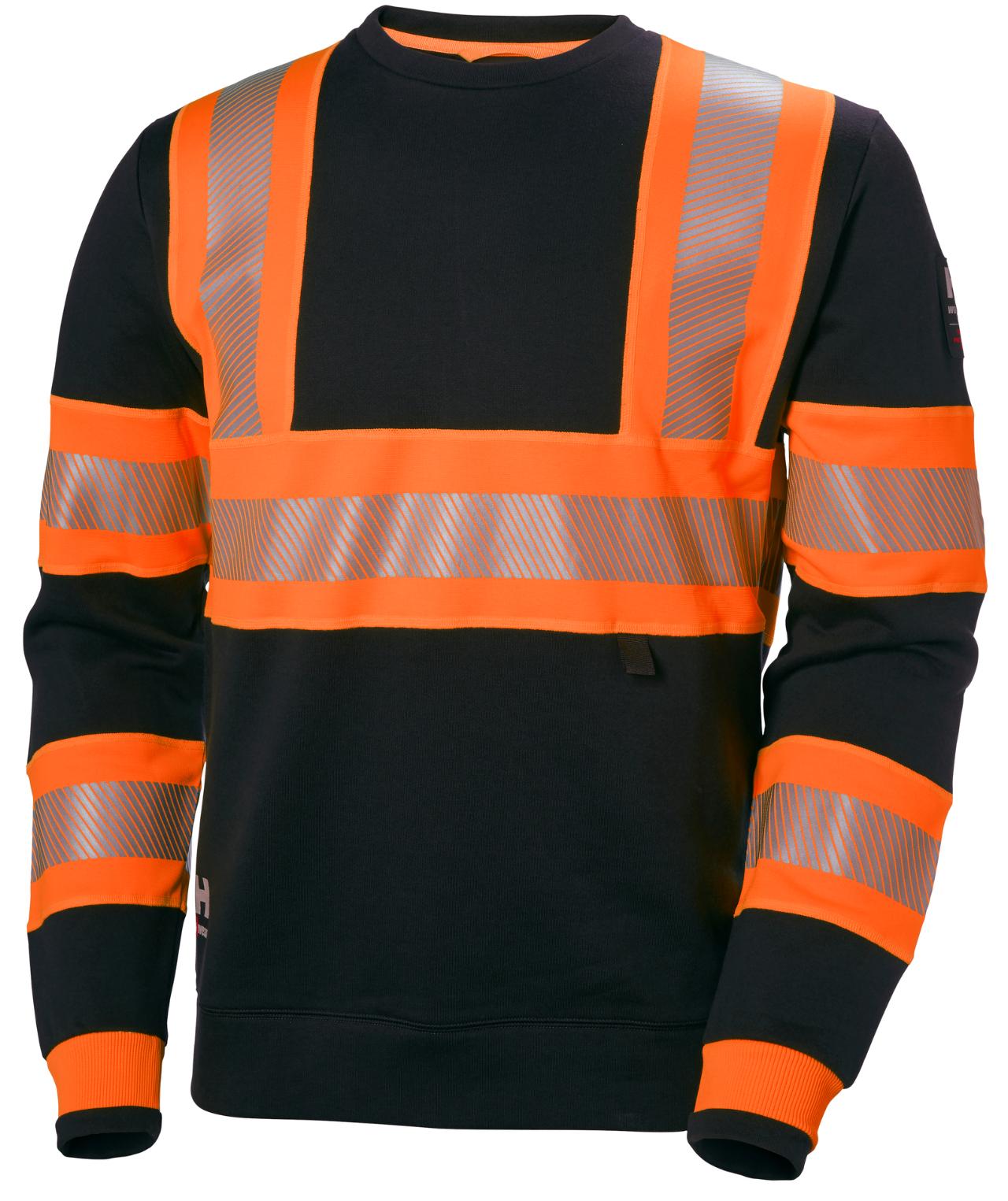HH ICU SWEATSHIRT 269 ORANGE/EBONY