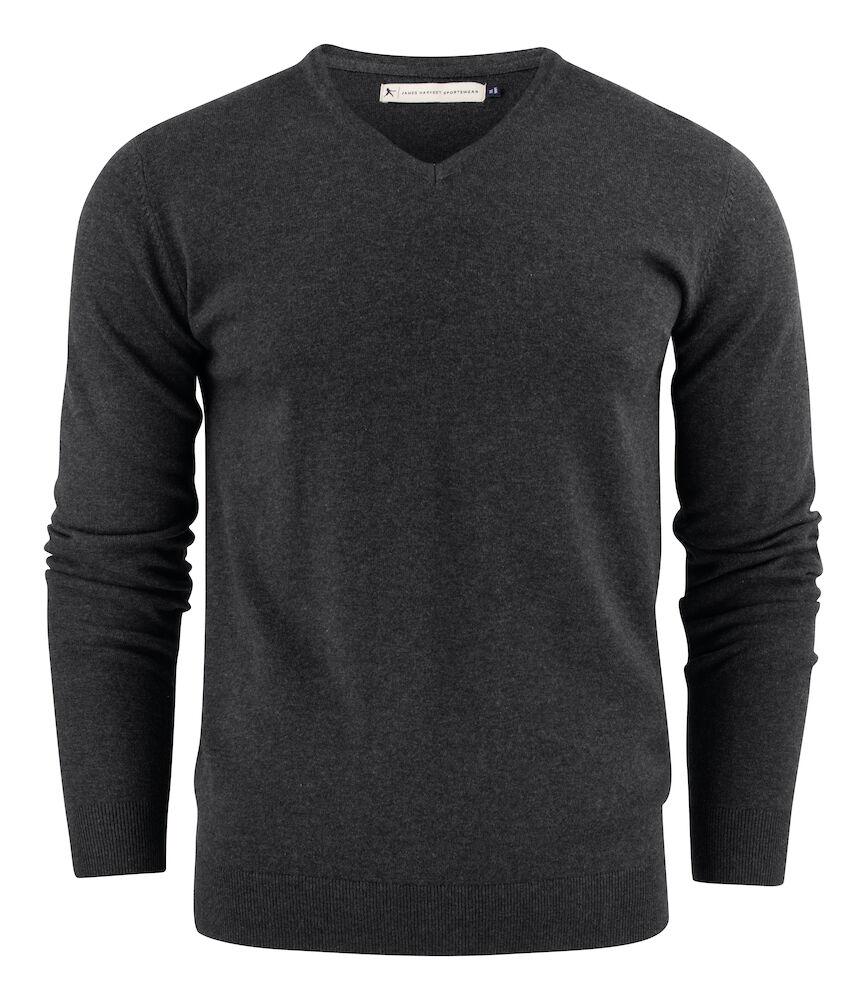 Ashland V-neck Anthracite Melange