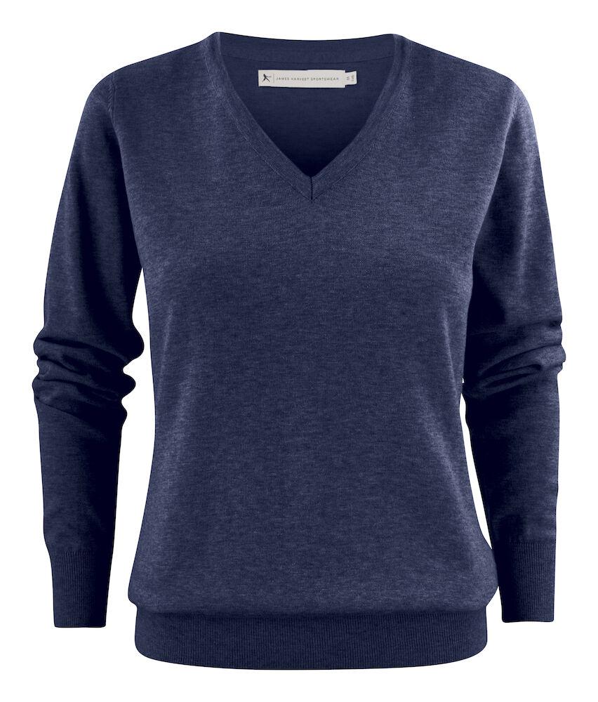 Ashland Lady V-neck Blue Melange