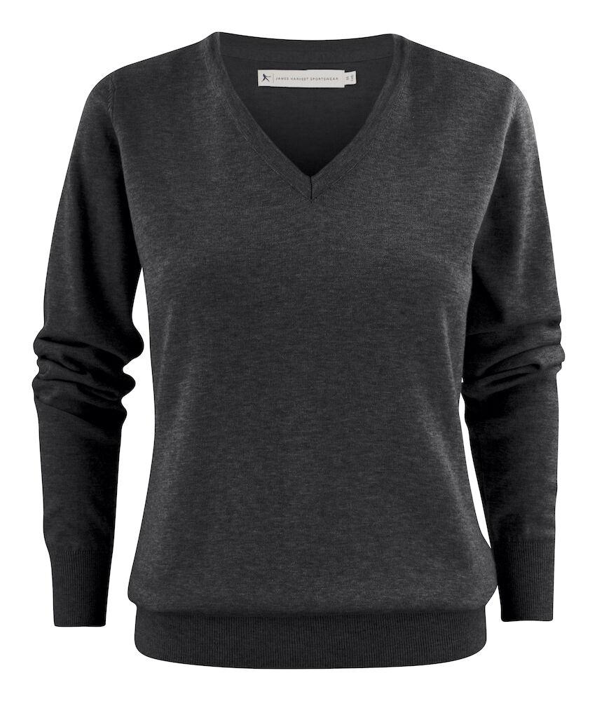 Ashland Lady V-neck Anthracite Melange