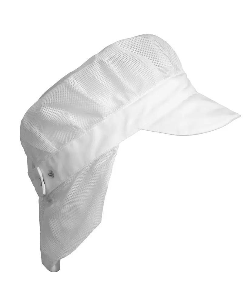 Kalott med nett hvit UNI