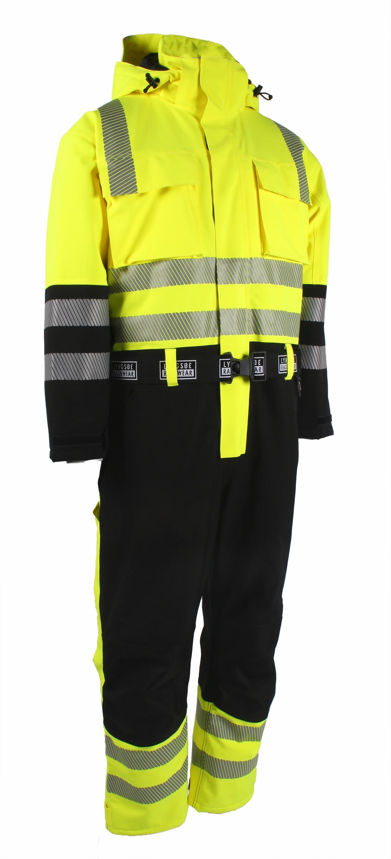 Lyngsøe vinterdress Stretch fluoriserende gul KL. 3