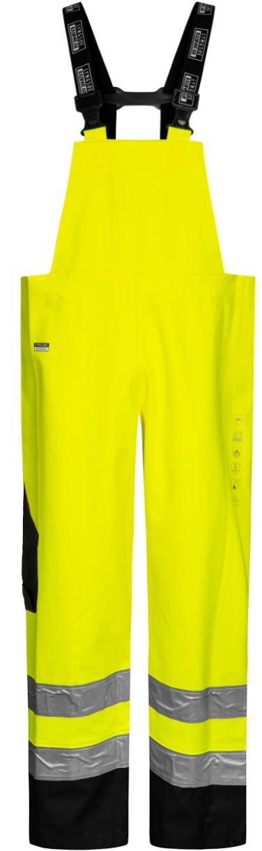 MULTINORM REGNBUKSE GUL/NAVY PVC 390G