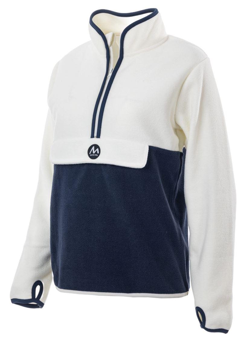 Biri dame Move On fleece Offwhite/Marine