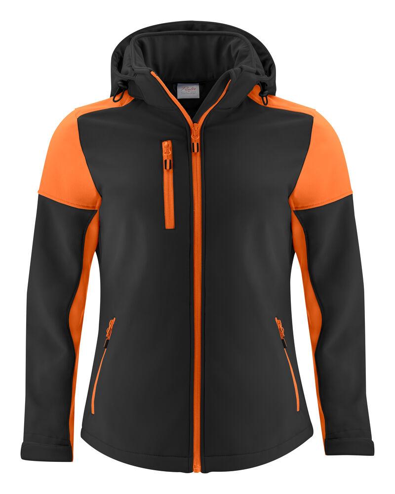 Prime Softshell Lady Black/Orange
