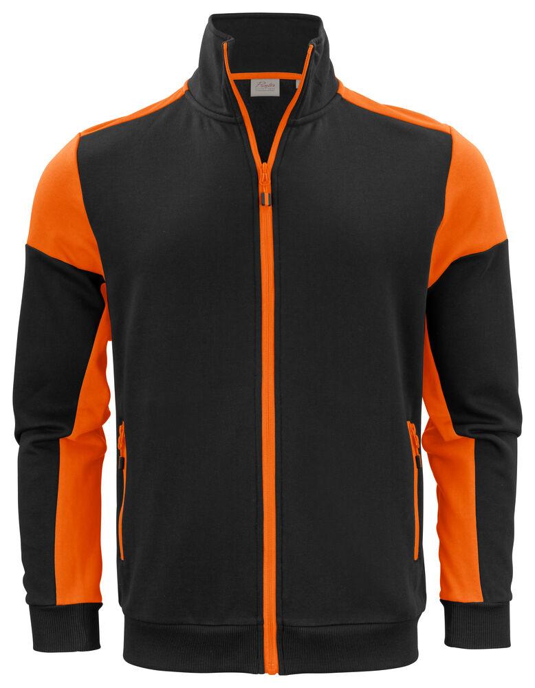 Prime Sweatshirt Jkt Black/Orange