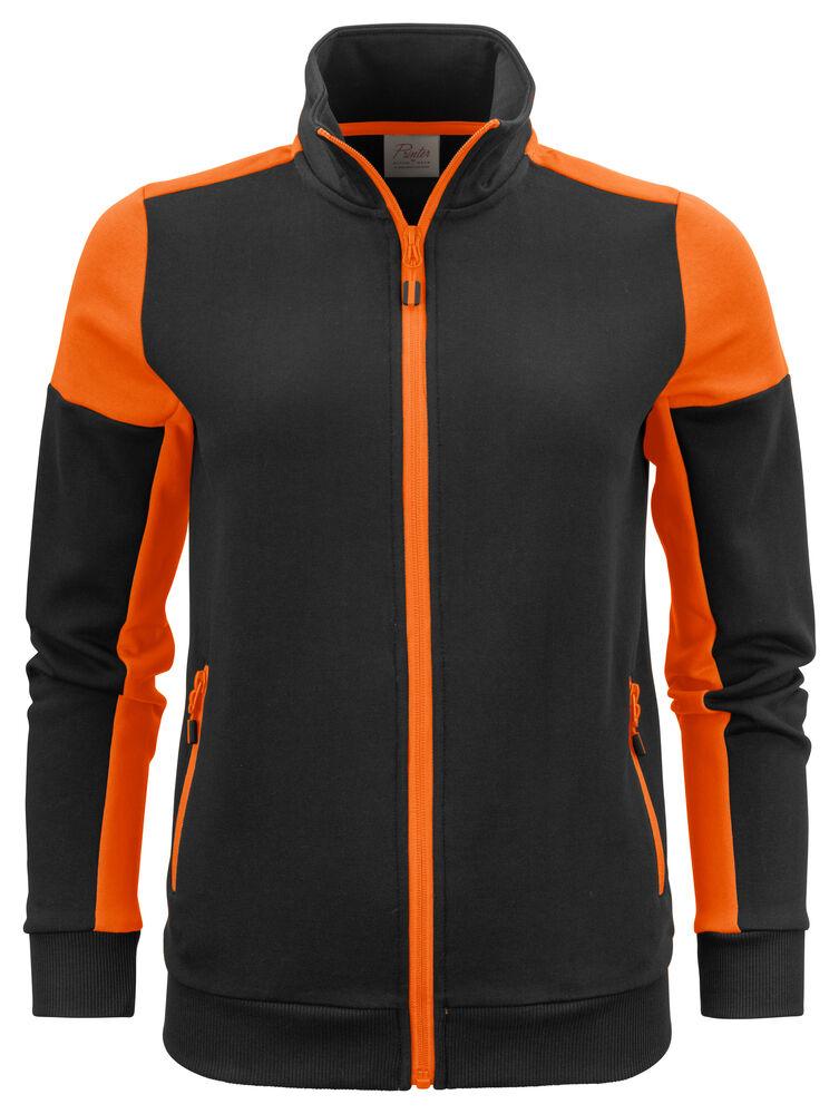 Prime Sweatshirt Jkt Lady Black/Orange