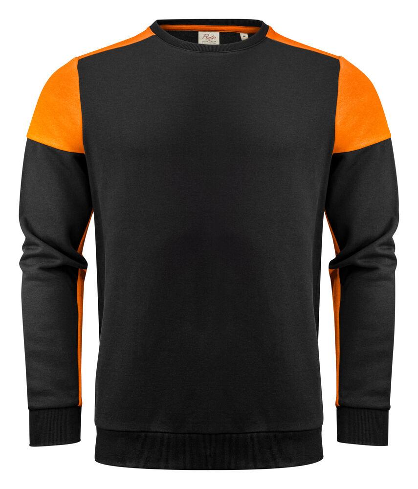 Printer Prime Crewneck Black/Orange