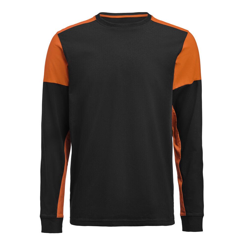 Prime T L/S Black/Orange