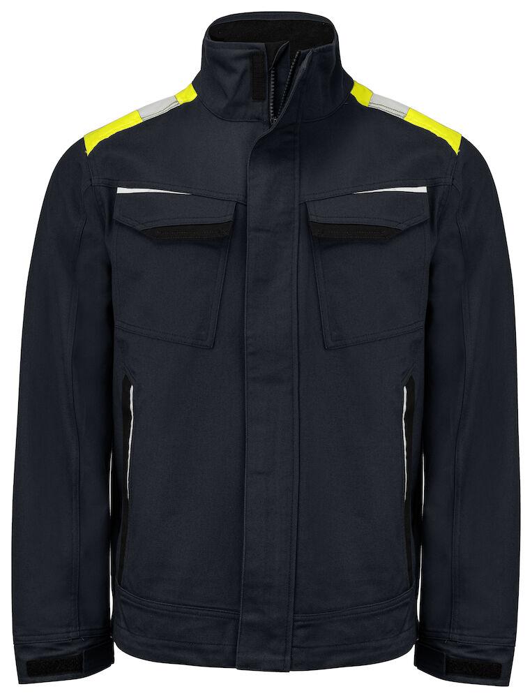 NW 5437 Jacket Black/HV Yellow