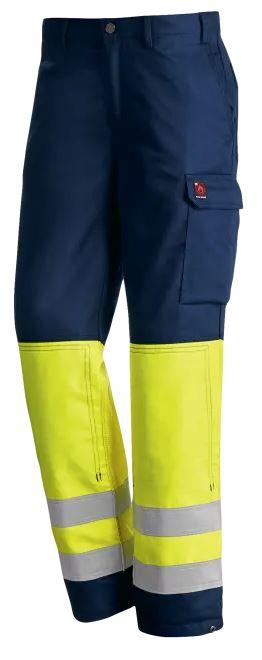 Trouser RW Daletec, Multinorm 290 gr, Navy/Yel., 2832