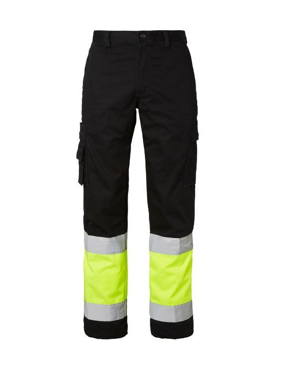 2070 Trousers Black/Hi-Vis yellow