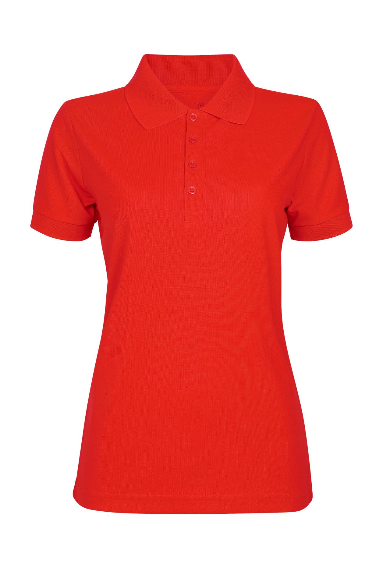 COOL DRY SPORT PIQUE LADY/RØD