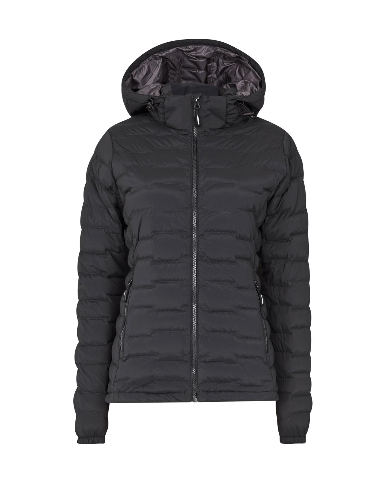 STRETCH DOWN JACKET/D.GREY / LADY