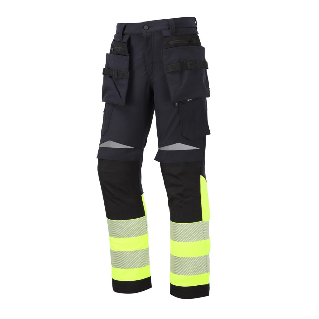 Bismuth Roofpant ZP Black Beauty / Safety Yellow