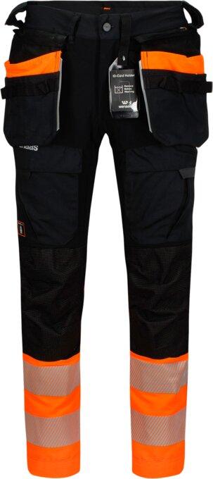 HiVis stretchbukse Herre kl1 Orange