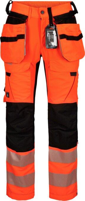 HiVis stretchbukse herre kl 2 Orange