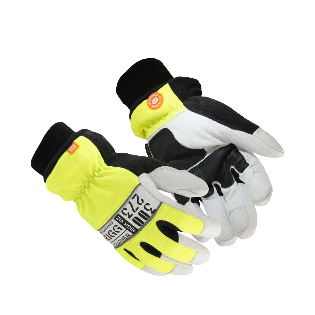 Vinterhanske Workhand Rigg Leather Lær Membran/fôret Gul