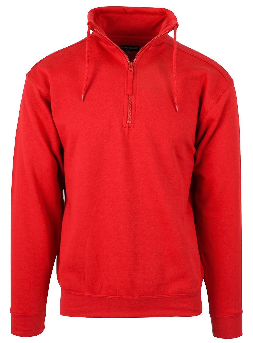 0170 Panther BR Zippersweat Rød