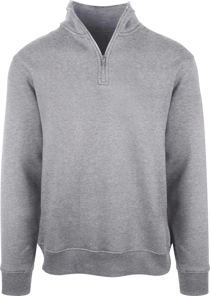 3932 Lisboa Zip Genser Gråmelert