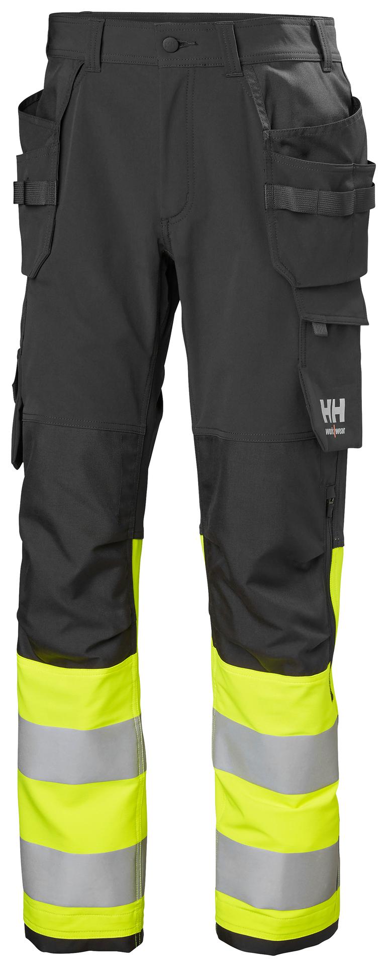 ALNA 4X CONSTRUCTION PANT CL 1 369 YELLOW/EBONY